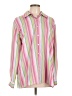 Foxcroft Stripes Pink Long Sleeve Blouse Size 14 - photo 1