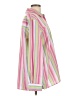 Foxcroft Stripes Pink Long Sleeve Blouse Size 14 - photo 4