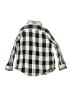 Unbranded Checkered-gingham Gray Long Sleeve Button-Down Shirt Size 5T - photo 2