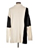 T by Talbots Color Block Ivory Turtleneck Sweater Size L - photo 2