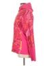 Reebok 100% Polyester Print Pink Windbreaker Size L - photo 5