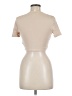 Shein Tan Short Sleeve Turtleneck Size 6 - photo 2