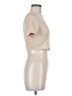 Shein Tan Short Sleeve Turtleneck Size 6 - photo 4