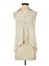 Bar III 100% Rayon Ivory Sleeveless Button-Down Shirt Size XS - photo 1