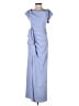 Xscape Blue Casual Dress Size 4 - photo 1