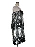Forever 21 Plus 100% Polyester Silver Formal Skirt Size 1X - photo 4