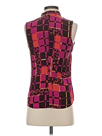 Trina Turk Sleeveless Silk Top (view 2)