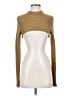 Ronny Kobo Gold Turtleneck Sweater Size S - photo 1