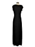 Lands' End Solid Black Casual Dress Size S - photo 2
