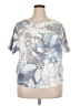 Vila Milano Silver Blue Short Sleeve Top Size 2X (estimated) - photo 1