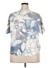 Vila Milano Silver Blue Short Sleeve Top Size 2X (estimated) - photo 2