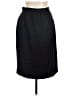 Brooks Brothers 100% Wool Solid Black Wool Skirt Size 12 - photo 1