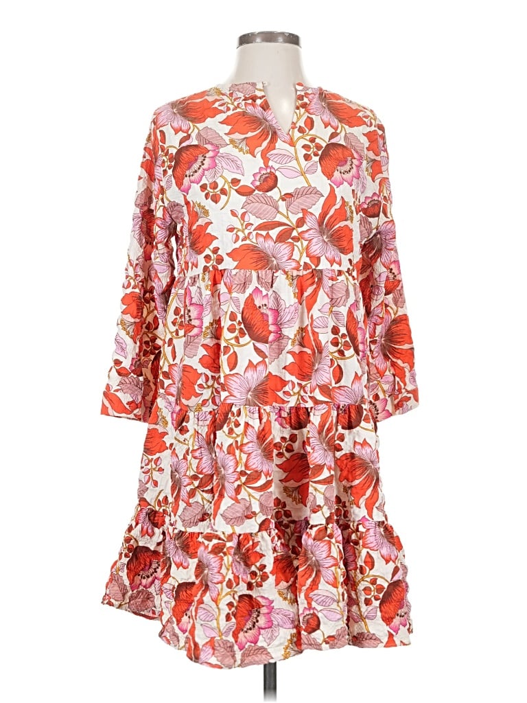 Pre-owned Zara Casual Dress In Orange
