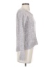 American Eagle Outfitters Metallic Gray Pullover Sweater Size XXS - photo 4