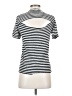 A.L.C. Stripes Black Short Sleeve T-Shirt Size S - photo 2