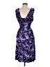 Laundry by Shelli Segal Paisley Purple Cocktail Dress Size 6 - photo 2