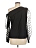 Shein 100% Cotton Black Long Sleeve Blouse Size 6 - photo 2