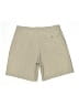 Columbia 100% Polyester Solid Tan Khaki Shorts Size XL - photo 2