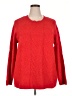 Croft & Barrow Chevron-herringbone Red Pullover Sweater Size 2X - photo 1