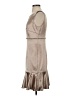 Dmitry Sholokhov 100% Polyester Metallic Tan Cocktail Dress Size S - photo 5