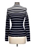 Derek Heart Stripes Blue Turtleneck Sweater Size L - photo 2