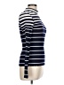 Derek Heart Stripes Blue Turtleneck Sweater Size L - photo 4