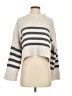 Unbranded 100% Polyester Stripes Gray Turtleneck Sweater Size S - photo 1