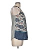 Xhilaration 100% Polyester Blue Sleeveless Blouse Size M - photo 4