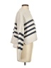 Unbranded 100% Polyester Stripes Gray Turtleneck Sweater Size S - photo 4
