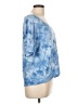 Cable & Gauge Tie-dye Blue Short Sleeve Top Size L - photo 4