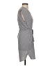 H&M 100% Polyester Chevron-herringbone Gray Casual Dress Size EU 34 / US 4 - photo 4