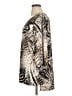 Amana Animal Print Brown 3/4 Sleeve Blouse Size 1X - photo 5
