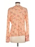 J.Jill 100% Polyester Orange Long Sleeve Blouse Size M - photo 2