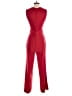 Diane von Furstenberg 100% Polyester Solid Red Jumpsuit Size 2 - photo 2