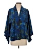 Chico's 100% Polyester Blue 3/4 Sleeve Blouse Size S - photo 1
