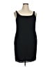 Patra Solid Black Cocktail Dress Size 16 (petite) - photo 1