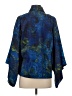Chico's 100% Polyester Blue 3/4 Sleeve Blouse Size S - photo 2