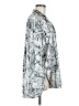 Zara Animal Print Silver Long Sleeve Blouse Size S - photo 4