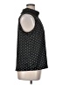 Bellevue Collection 100% Polyester Polka Dots Black Sleeveless Blouse Size XL - photo 4