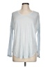 Halston Heritage 100% Polyester Silver Long Sleeve T-Shirt Size L - photo 1