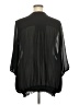 Lane Bryant 100% Polyester Black 3/4 Sleeve Blouse Size 26 - 28 Plus - photo 2