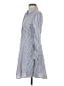 Venus Stripes Blue White Casual Dress Size 2 - photo 5