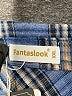 Fantaslook 100% Polyester Plaid Blue Long Sleeve Blouse Size XXL - photo 7