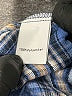 Fantaslook 100% Polyester Plaid Blue Long Sleeve Blouse Size XXL - photo 8