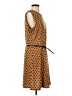 NY Collection Polka Dots Brown Orange Casual Dress Size P (petite) - photo 4