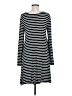 Old Navy Stripes Black Casual Dress Size M - photo 2