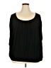 Loveappella Black 3/4 Sleeve Top Size 3X - photo 1