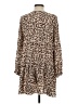 Easel 100% Rayon Animal Print Brown Casual Dress Size S - photo 2