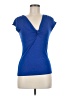 Semantiks Blue Short Sleeve Top Size M - photo 1