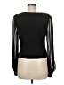 LPA 100% Polyester Black Long Sleeve Blouse Size M - photo 2